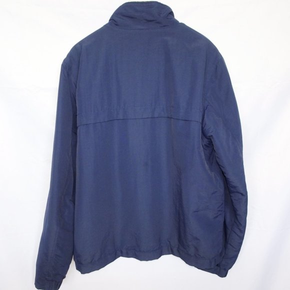 Eddie Bauer Navy Fleece Lined Jacket - Picture 2 of 6